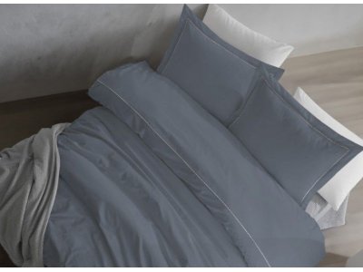 Постельное белье Turkiz - Kalamaki Grey (Turkey), евро комплект Постельное белье Turkiz - Kalamaki Grey (Turkey), евро комплект
